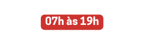 07h às 19h